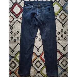 Japan Blue JB0606 Zimbabwe x Memphis Selvedge Jeans, High Tapered, 33, Raw Denim